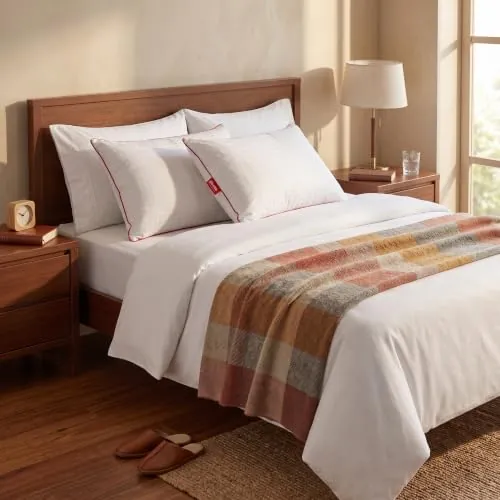 PIKOLIN Almohada Viscoelástica | Firmeza Baja | 70 cm | Dormir Boca Abajo o para Niños | Muy Transpirable | Hipoalergénica | VISCO Soft