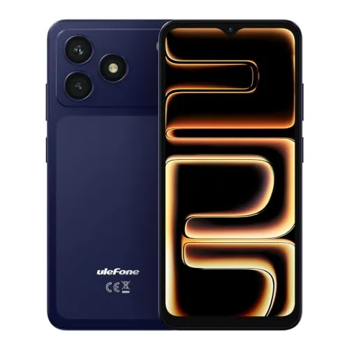 Ulefone Armor Note 23 Telefono Movil Octa Core Andriod 16, 20GB+32GB/2TB, 6.56" HD+ 90Hz Móvil, 5000mAh, 4G Telefono Moviles, 8MP+5MP/GPS/3 Ranuras/Face ID/3 Años Garantía/3.5mm Jack Smartphone,Azul
