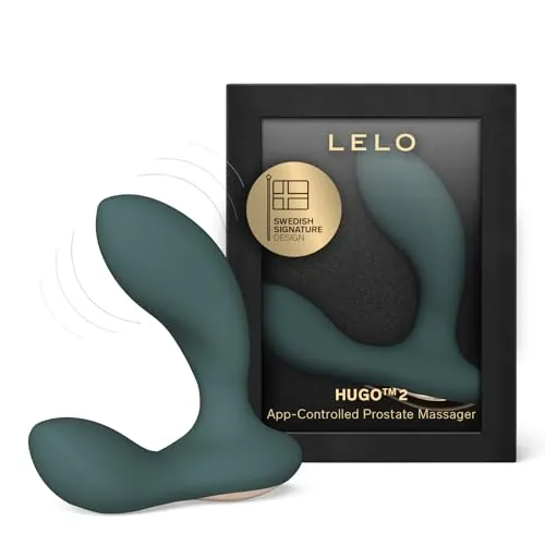 LELO HUGO 2 Masajeador de Próstata con Aplicación, Bluetooth y 10 Modos de Placer, Juguetes Sexuales (Green)