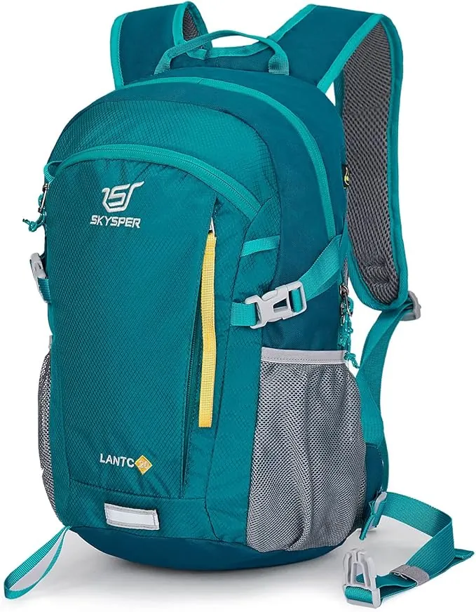 SKYSPER 20L Mochila Pequeña de Senderismo, Trekking para Hombres Mujeres Mochilas de Marcha Ultraligera Macuto de Viaje Casual para Montaña Acampada Camping Actividad al Aire Libre