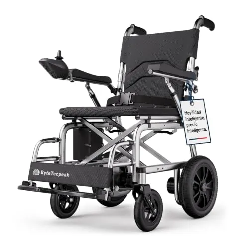 ByteTecpeak D12 Silla de Ruedas Eléctrica Plegable para Mayores