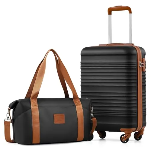 COOLIFE Ryanair Maleta Cabina 55x35x20cm + 40x25x20 Equipaje Mano EasyJet
