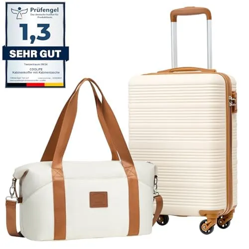 COOLIFE Maleta Cabina 55x35x20 para Ryanair, Bolsa de Viaje 40x25x20cm