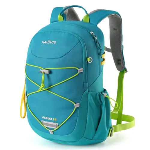 HALOVIE Mochila Infantil para Excursion Pequeña 15L para Niño y Niña, Senderismo y Trekking Ideal para Viajes y Escuela