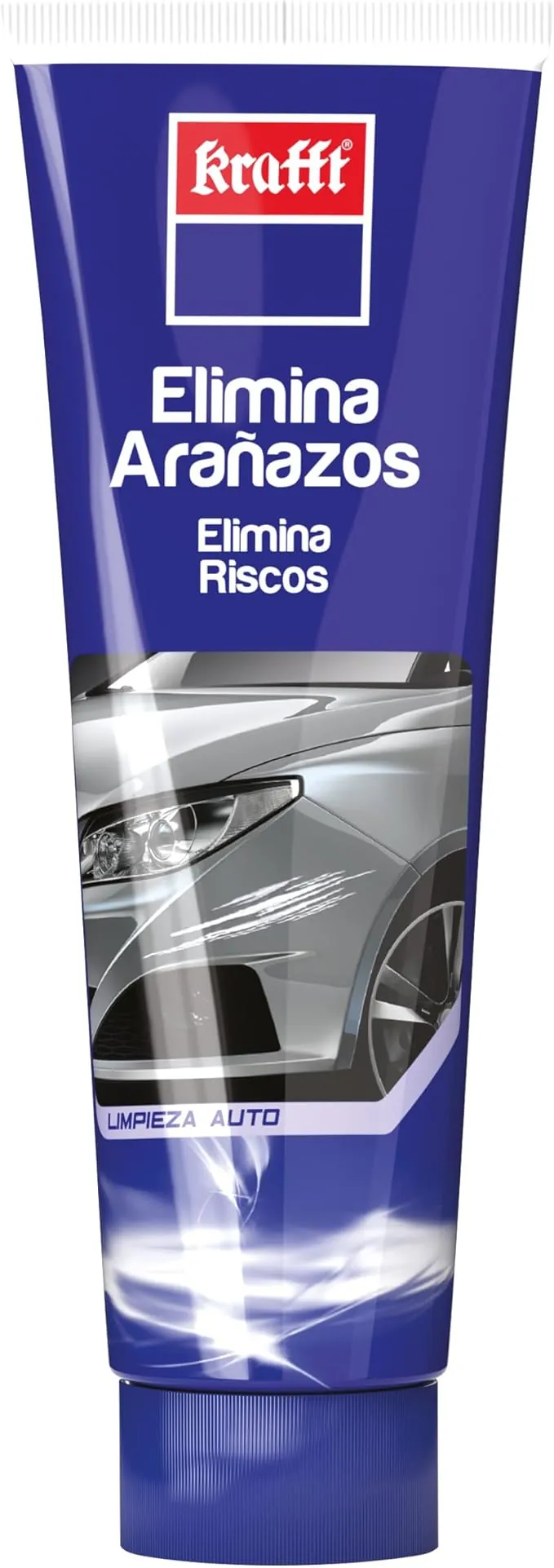 Krafft Reparador de arañazos – Elimina Rayaduras, Restos de Pintura y Manchas Persistentes – Aporta Brillo y Protección – Fácil Aplicación – Seguro para Todo Tipo de Colores y Pinturas – 150 ml