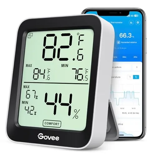 Govee Termómetro Higrómetro Digital Bluetooth, 1 Unidades
