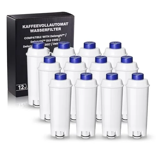 Mutital 12 Filtros de Agua para Cafeteras De'Longhi