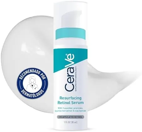 CeraVe Sérum Retinol Anti-Marcas, Atenúa las Marcas del Acné, Minimiza los Poros, Enriquecido con Retinol Encapsulado y Ceramidas Esenciales, Idóneo Para Pieles con Cicatrices de Acné, 30ml