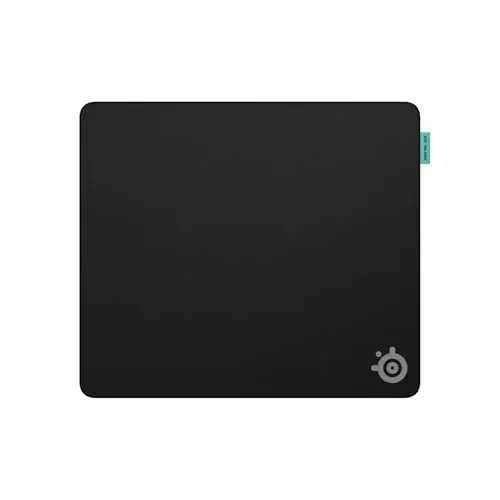 SteelSeries Alfombrilla QcK L Performance Balance - Densidad y deslizamiento - Costura suave - Base de neopreno - 490x420 mm - FPS/MOBA/RTS/MMO