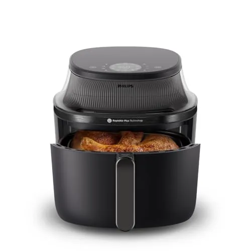 Philips 3000 Airfryer - Freidora de Aire 6,2L, 16 en 1, Táctil, Negro