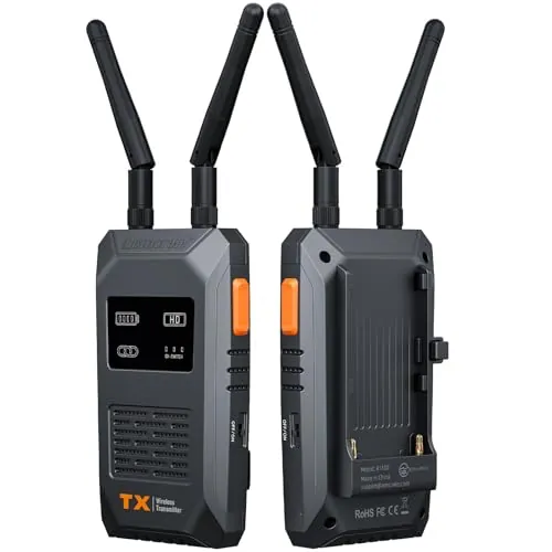 Lemorele Transmisor y Receptor HDMI Inalámbrico con Salida en Bucle, Transmisión 5G HDMI Compatible con hasta 4 receptores, Alcance 200M，para conectar portátiles, videocámaras a HDTV/monitores