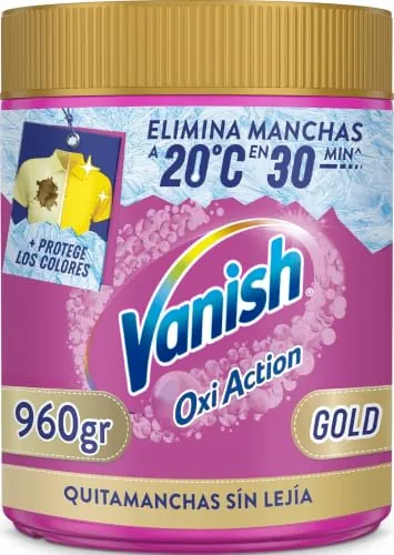 Vanish Gold Quitamanchas - Nuestra Mejor Fórmula en Polvo, sin Lejía, 960gr