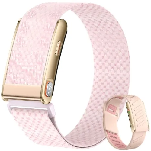 ECG HRV Pulsera Inteligente Mujer Hombre - Sin Pantalla Smartwatch Monitor Saludable 3ATM Impermeable Frecuencia Cardíaca SpO2 Sangre Presión Arterial Monitor Sueño 180+Modos Deportivos Android iOS