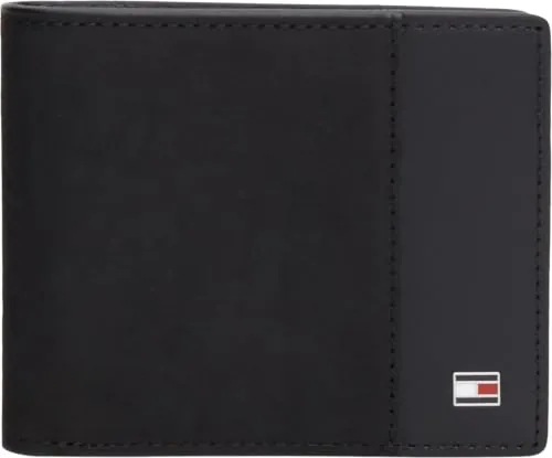 Tommy Hilfiger Men TH Soho Mini CC AM0AM14501 - Cartera Plegable, Color Negro, Talla única