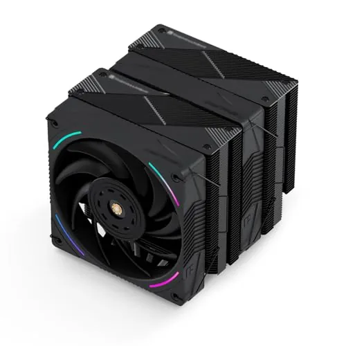 TR-Thermalright Phantom Spirit 120 EVO,Enfriador para CPU,Doble torre con 7 tubos de calor, Cubierta superior con acabado arenado,Doble ventilador PWM de 120mm a 2150RPM,Para AM5/AM4/ LGA1851/1700
