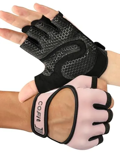 COFIT Ventilados Guantes de Gimnasio, Ligeros Guantes de Fitness de Verano Multiusos para Levantamiento de Pesas, Ciclismo, Ejercicio, Escalada y Remo
