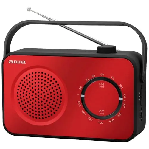 Aiwa Radio Sobremesa R-190RD Color Rojo