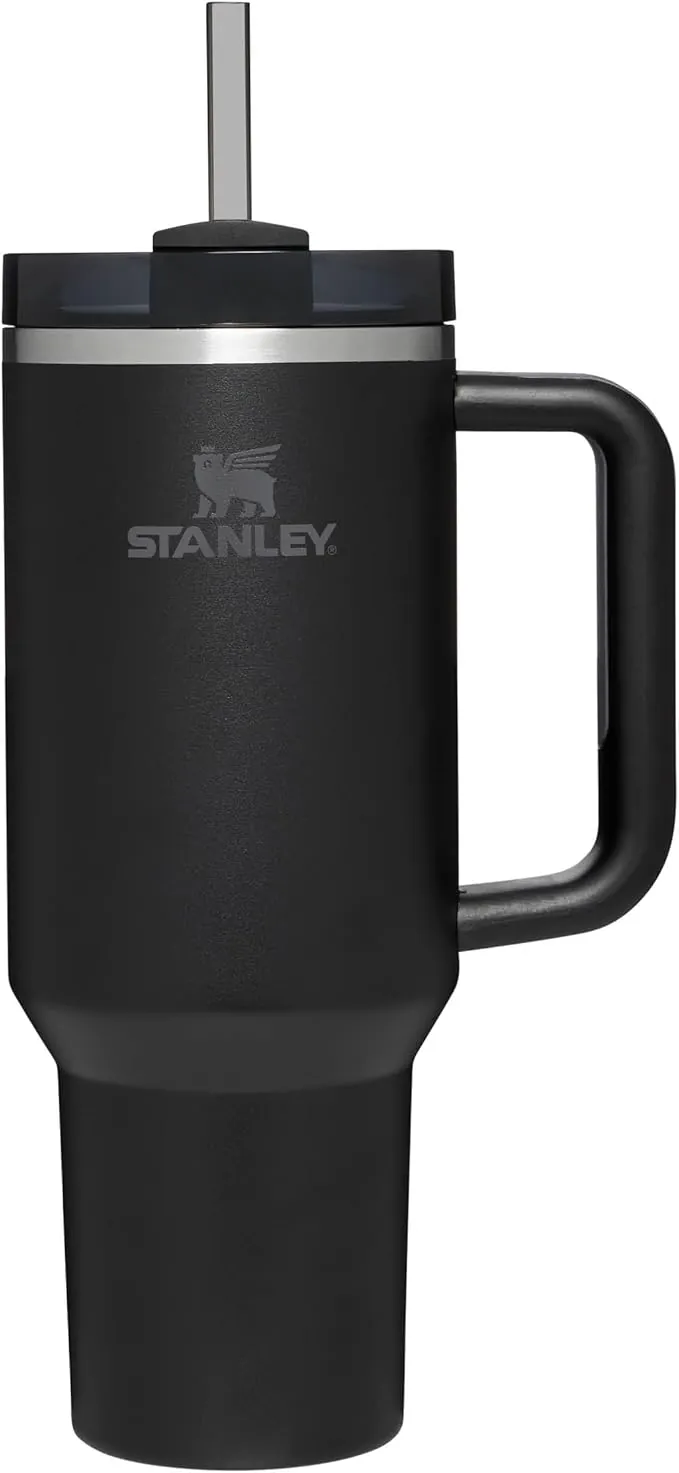 STANLEY Quencher H2.0 FlowState Tumbler 1.2L - Termo Conserva el Frío 11 Horas - Helada Durante 48 Horas - Botella Agua Acero Inoxidable - Taza Termica - Vaso Termico Sin BPA - Black Tonal