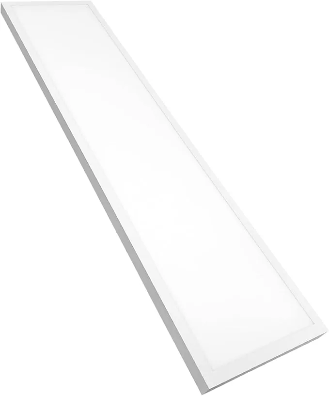 LED ATOMANT Plafon LED Panel Superficie 120x30cm 48W, CCT (Selector de Color Blanco Calido, Neutro y Frio), 5000 Lumenes, Driver incluido