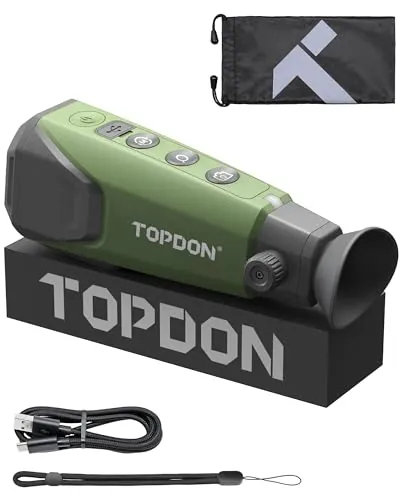 TOPDON Monocular termográfico TS004, 320x240 TISR Resolución, 11H batería