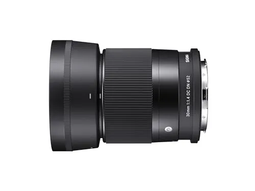 Sigma 30mm f/1.4 DC DN Contemporary - Objetivo estándar para el sistema Sony Montura E, color negro