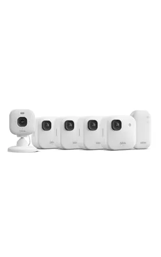 Cámara exterior 2K+ Blink con Cámara Mini 2K+ Blink (última generación), Blanco, módulo de sincronización básico Incluido