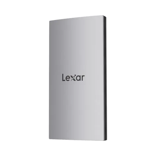 Lexar ES3 Disco SSD portátil 512GB, Velocidad Lectura de hasta 1050 MB/s