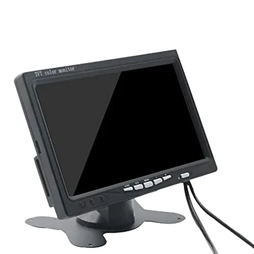 Mini TV 7 pulgadas HD Monitor 800X480 pantallas LCD portátiles del coche en DVD/CMMB dos entradas para automóviles de pasajeros camiones