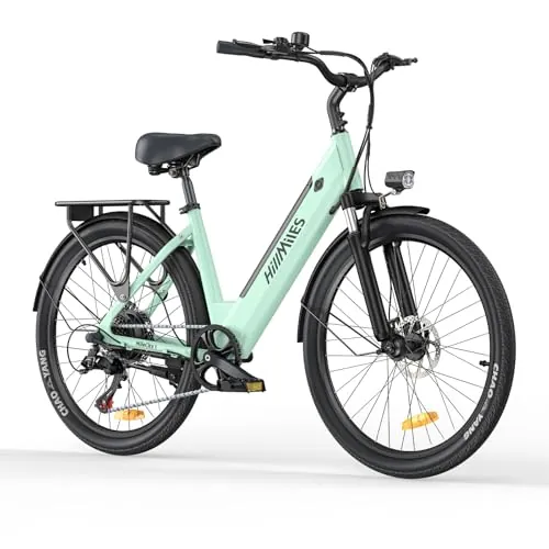 HillMiles Bicicleta Eléctrica para Adultos de 26 Pulgadas