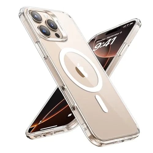 ESR Classic Hybrid Funda para iPhone 16 Pro, Transparente
