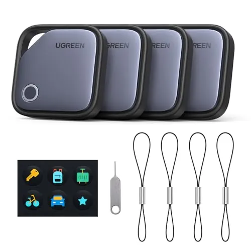 UGREEN FineTrack Smart Finder Tracker Soporte iOS 4 Piezas