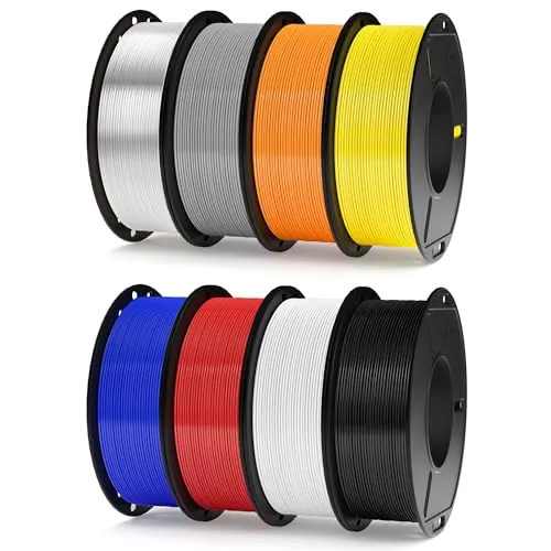 ELEGOO Filamento PETG Rápido 1.75 8*250g Bobinas