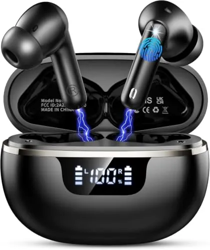 Auriculares Inalambricos Bluetooth 5.4 HiFi Estéreo, 48H Cascos Bluetooth