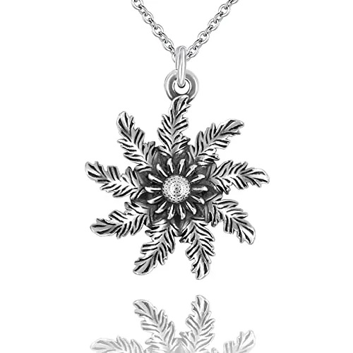 Passo Collar con Colgante Sol de 24mm en plata con cadena - Flor del Sol Vasca - Poderoso amuleto en plata envejecida - Se envía en una cajita para regalo