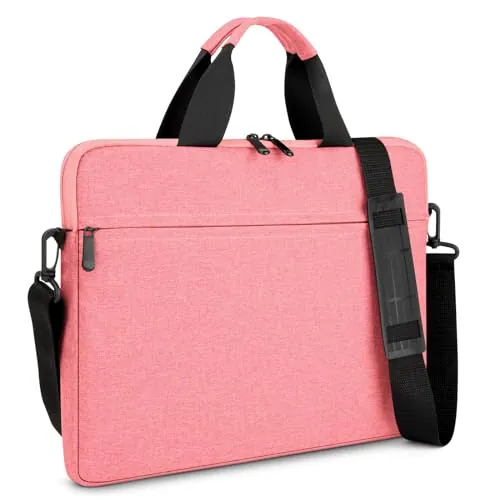MiacYoung Funda para Ordenadores Portátiles 15,6-16 Pulgadas Bolso Impermeable para 15,6 Pulgadas Acer ASUS DELL HP Thinkpad, Rosa