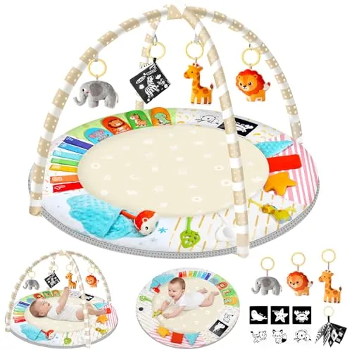 URMYWO Gimnasio Bebé, Tapete Actividades Bebé Para Tummy Time Bebé