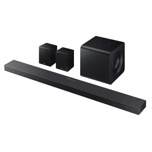 Samsung Barra de Sonido HW-QS750F/ZF -Wireless Dolby Atmos, 3.1.2ch Sound, Q-Symphony, SpaceFit Sound