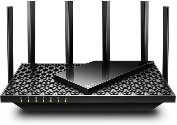 TP-Link Archer AXE75 - WiFi 6 Router AX5400 mbps, 512mb RAM, WiFi 6E, Triple Banda, 6GHz/5GHz/2.4GHz,Gigabit, CPU Quad-Core 1,7GHz,Puerto USB 3.0, Compatible con Alexa,Compatible con OneMesh