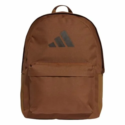 adidas Unisex - Adulto CLASSIC 3BARS BACKPACK, Dusky Bronze/Aurora Coffee, One size