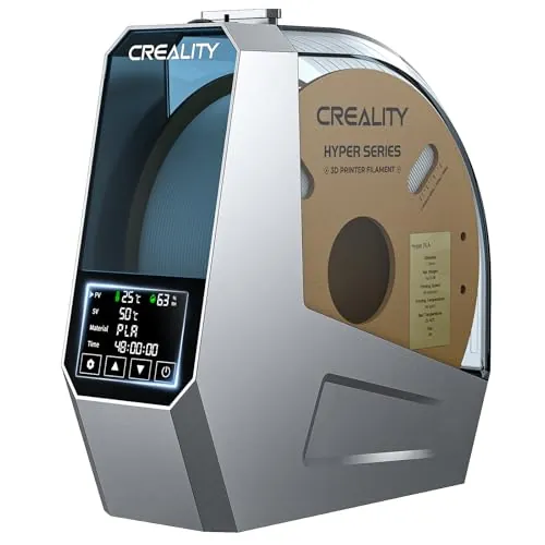 Oficial Creality Space Pi Secador de Filamento, Caja Secadora Para Impresoras 3D, Almacena y Deshidrata Bobinas de 1 Kg, Control de un Solo Botón Compatible Con PLA, PETG, ABS, TPU y Nailon