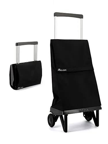 Carro Rolser Plegamatic MF 2 Ruedas Plegable - Negro