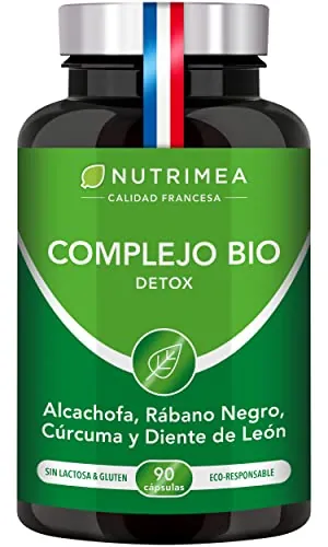 Detox Colon e Hígado | Control de Peso | 100% Natural | 90 Cápsulas Veganas