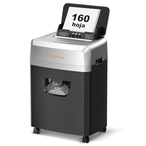 Bonsaii Destructora de Papel Auto-Feed 160 Hojas, Microcorte P-4