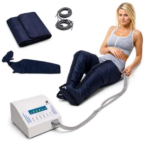 Equipo de Masaje por Aire de Alto Rendimiento con Intensidad Regulable – Masajeador para Piernas, Abdomen y Brazos