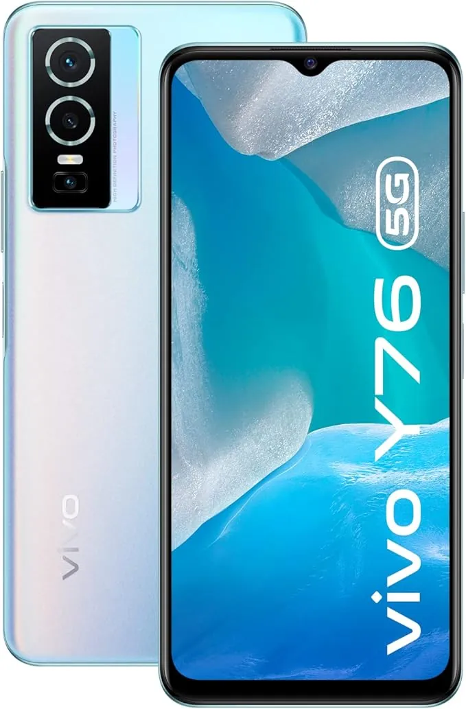 vivo Y76 Smartphone 5G, 8 GB + 256 GB, Teléfono móvil Libres, Batería de 4100 mAh, Android 11, Cámara Principal de 50 MP, Carga rápida de 44 W, Dual SIM