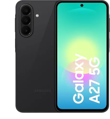 Samsung Galaxy A27 5G 128GB Teléfono Móvi con IA, Negro, Garantía 3+1 Años