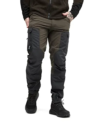 RevolutionRace RVRC GP Pants para Hombre, Pantalones Cargo, Senderismo, Mud, L