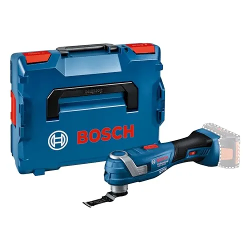 Bosch Professional 18V System multiherramienta a batería GOP 18V-34 (motor sin escobillas, Vibration Control, empuñadura estrecha 180 mm, incl. 1 hoja de sierra, L-BOXX, sin batería/cargador)