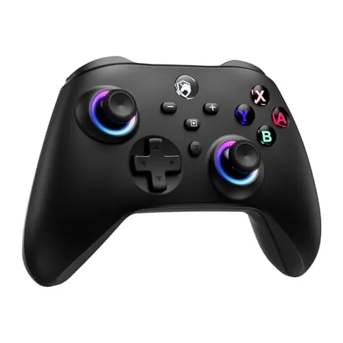 UPGRADE Mando para Switch/ Switch 2, Mando Inalámbrico con Gatillos de Recorrido, Batería 1000mAh, LED RGB/Gyro Axis/Turbo/Vibración/ Botones Programables, Mando Pro para Switch/PC/Android/iOS