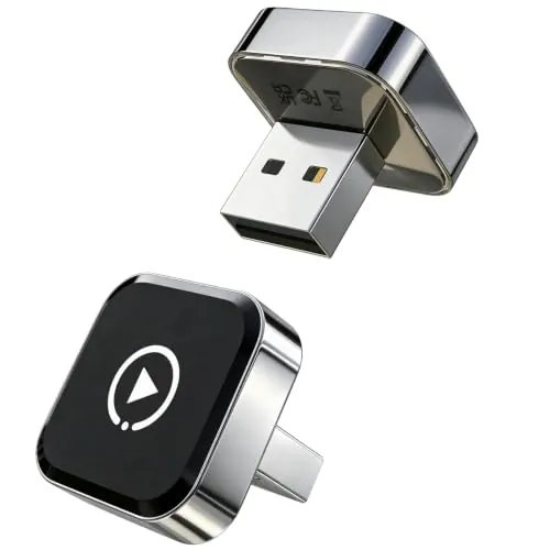 Adaptador CarPlay inalámbrico mejorado 2026, accesorios de coche 2 en 1 que convierten la conexión con cable en inalámbrica, adaptador inalámbrico CarPlay estable, conexión automática rápida